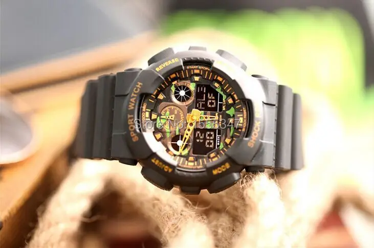 Newest Camouflage watch classic sports wristwatch LED Digital Watch Men military watches relogio reloj de pulsera Drop shipping|watch oled|watches