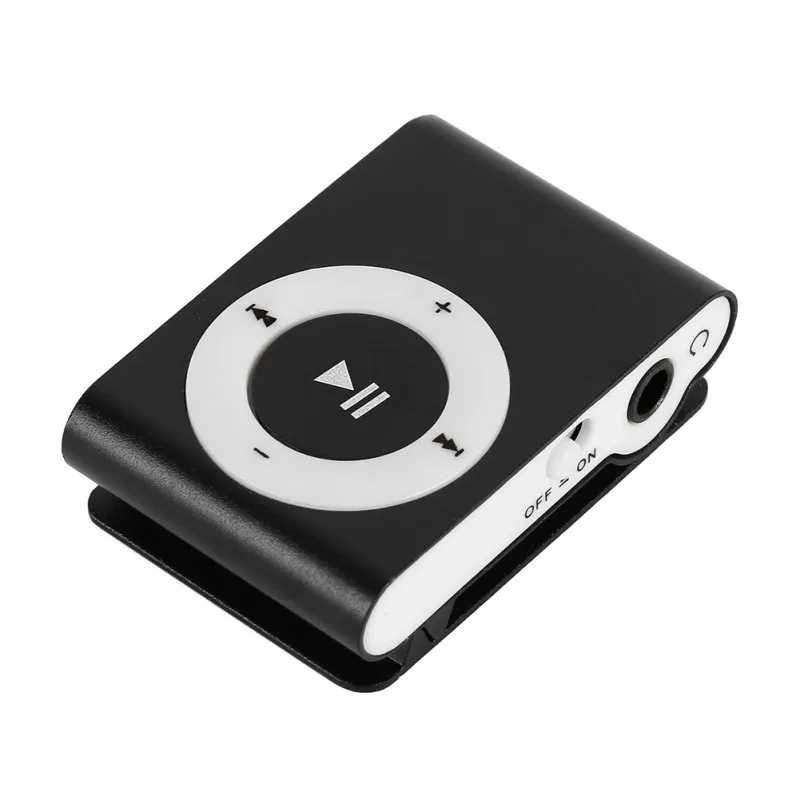 Портативный MP3 плеер Мини Клип Водонепроницаемый Спортивный музыкальный плейер