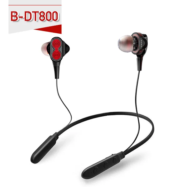 B800-Red Беспроводные наушники CBAOOO с Bluetooth, наушники с шейным ремешком, музыкальные стерео bluetooth-гарнитуры, басовый беспроводной наушник с микрофоном для телефона - Цвет: B800-Red