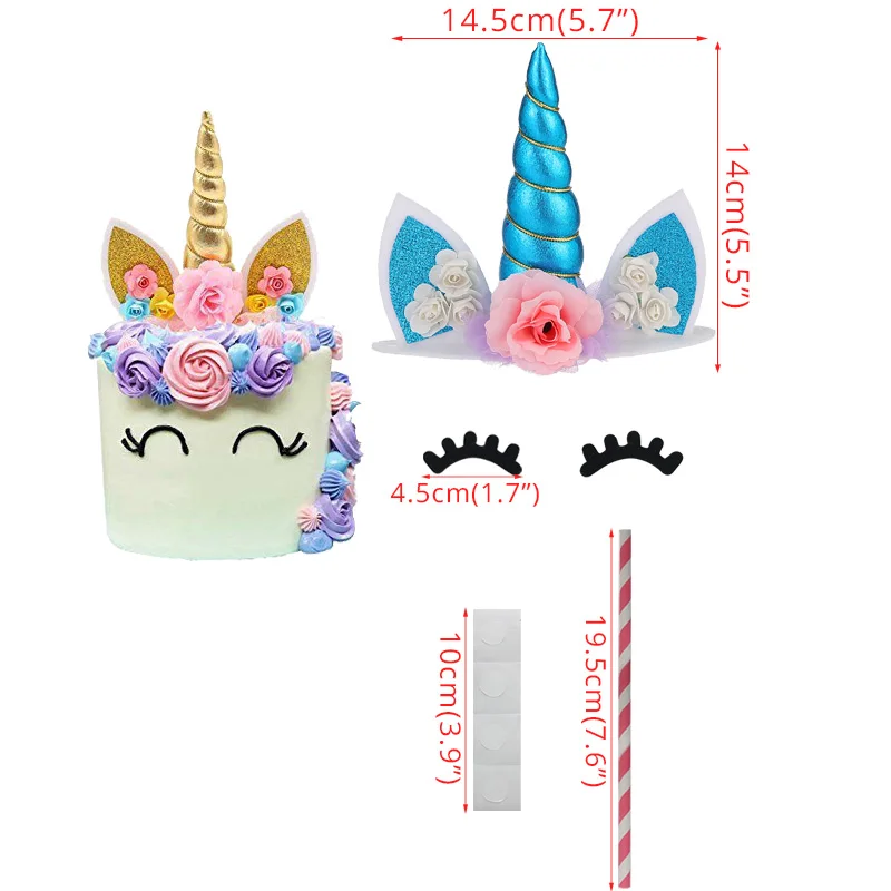 cake topper WEIGAO First Birthday Photo Clips Banner Garlands One Year Old Blue 1 Number Balloons Baby Shower Boy Birthday Decor Supplies - Цвет: cake topper