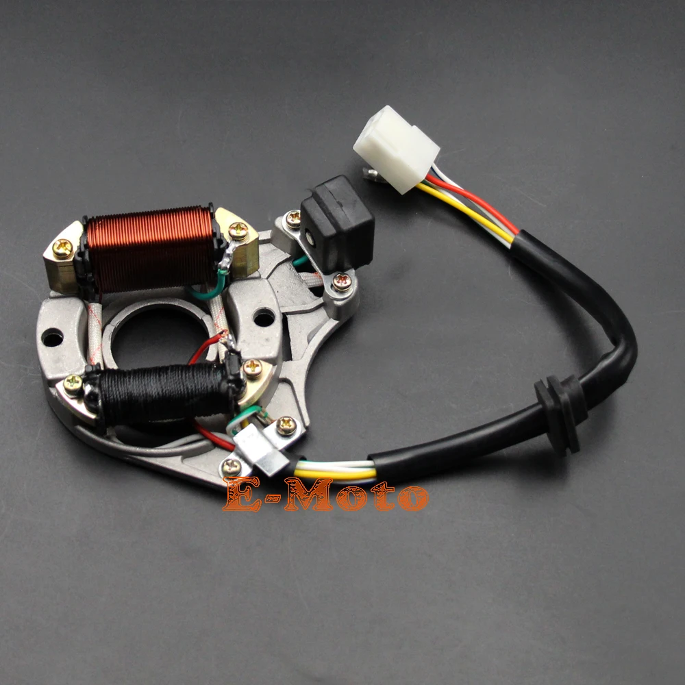 МАГНЕТО СТАТОР пластина ротора 50cc 90c 110cc 125cc Байк ATV Quad Pit Pro Багги E-Moto
