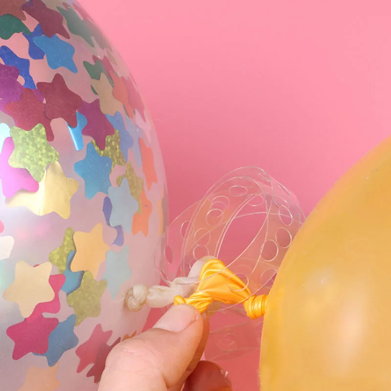 1PC 5m Festival supplies transparent rubber chain helium balloon decoration Wedding PVC arch Party | Дом и сад