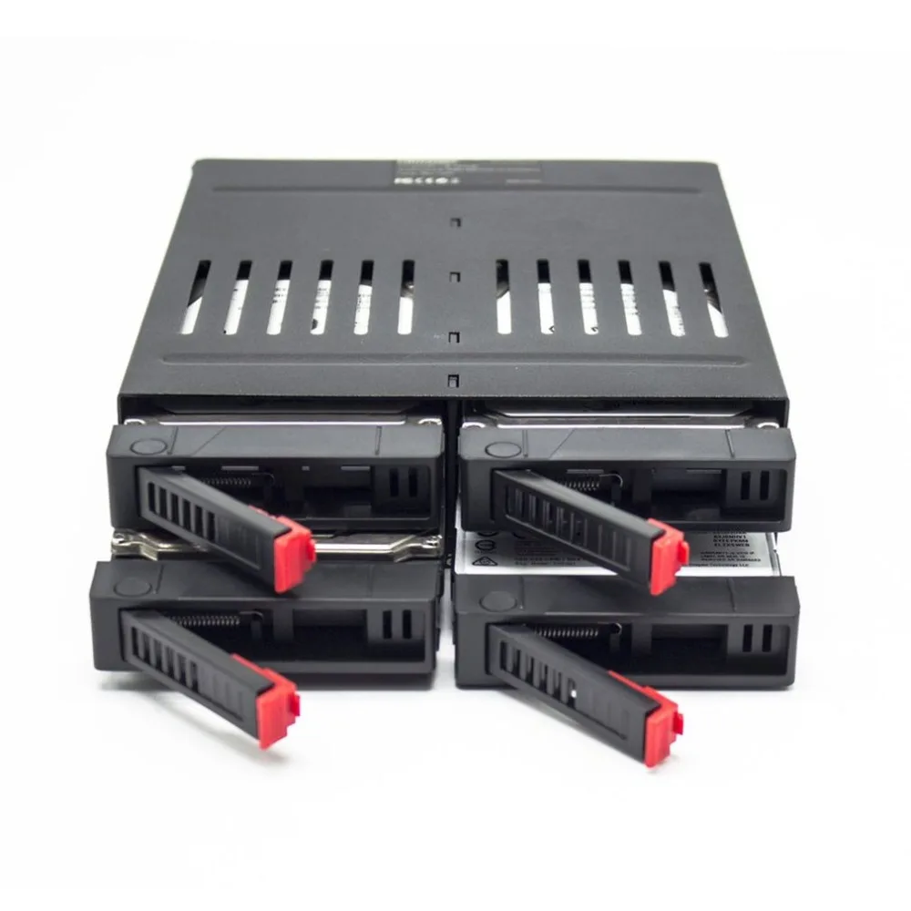Oimaster He-2006 4 слота Sata внутренняя стойка 2,5 дюймов Чехол для жесткого диска внутренняя Мобильная стойка со светодиодным индикатором встроенный вентилятор
