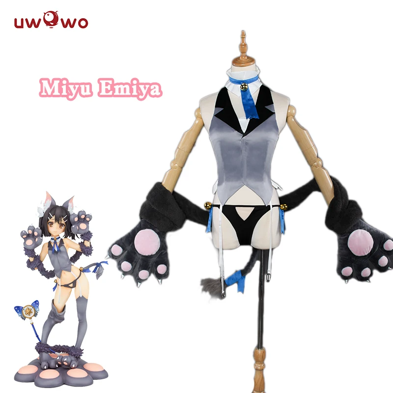 UWOWO Miyu Edelfelt Beast Ver Fate/Kaleid Liner Prisma Illya косплей для женщин аниме Fate Cosplay Black Cute Cat|Костюмы
