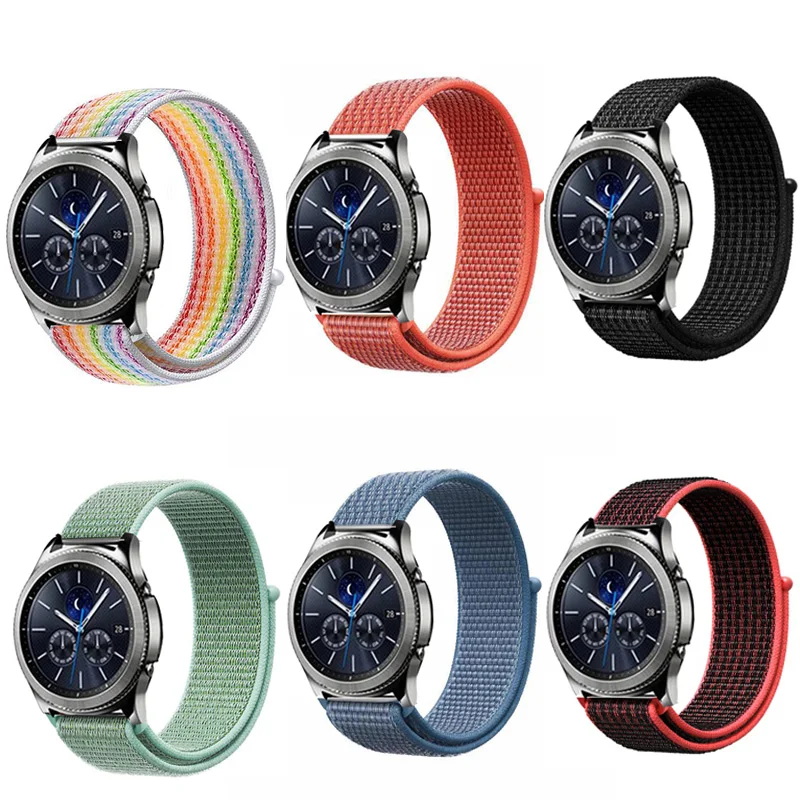22 мм 20 для Samsung Gear sport S2 S3 Frontier Classic Band huami amazfit bip ремешок huawei GT 2 galaxy watch active 42 46 |