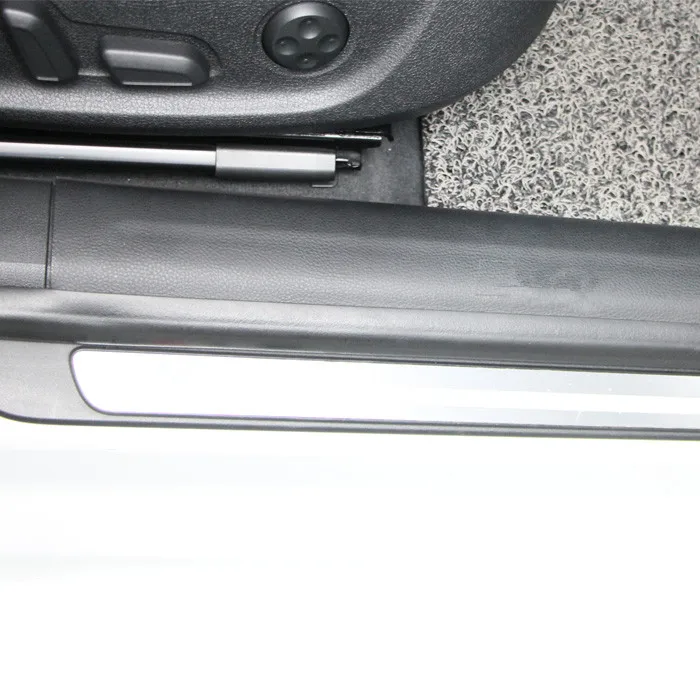 Microfibre Leather Car Door Plate Sill Scuff Cover Anti Scratch For Volkswagen Passat Golf 6 7 2011 12 13 14 15 16 17 AAB190