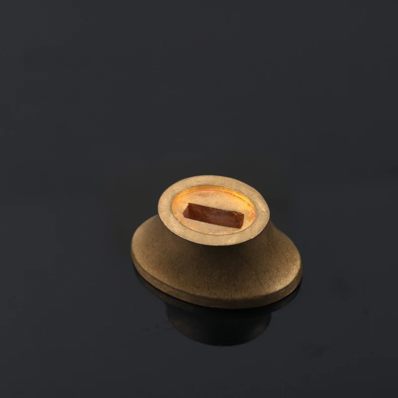 Ручка для ножа сделай сам защитная накладка Латунная Поверхность камень мойка и