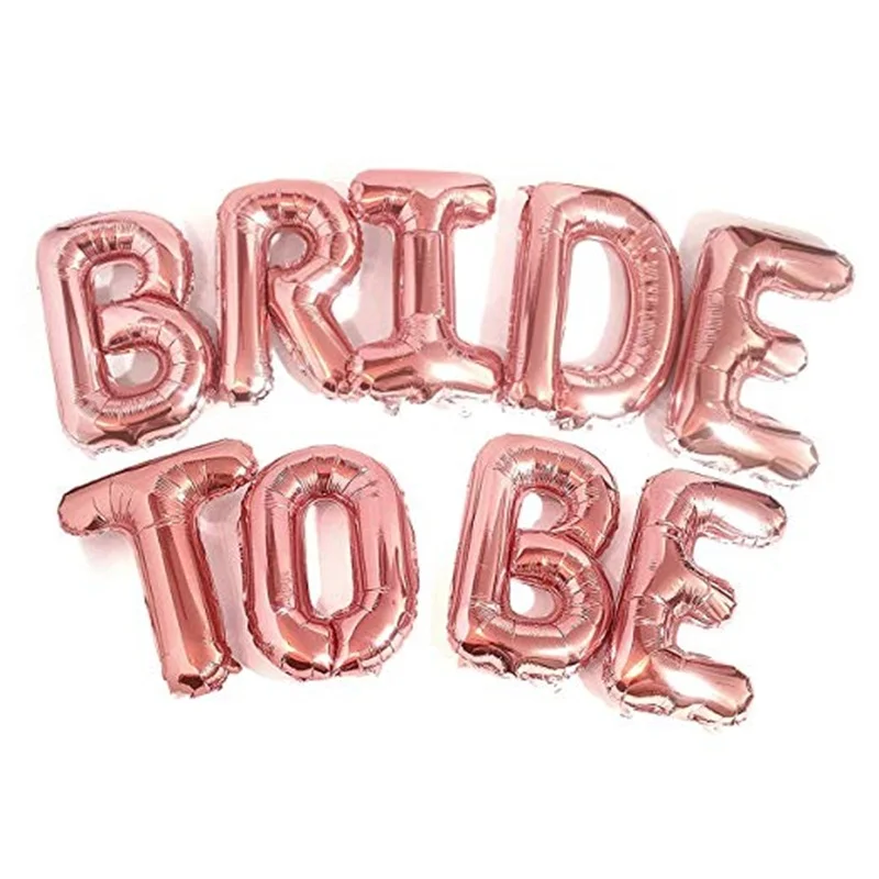 Воздушные шары для невесты фольгированные с надписью Bride To Be 16 дюймов аксессуары