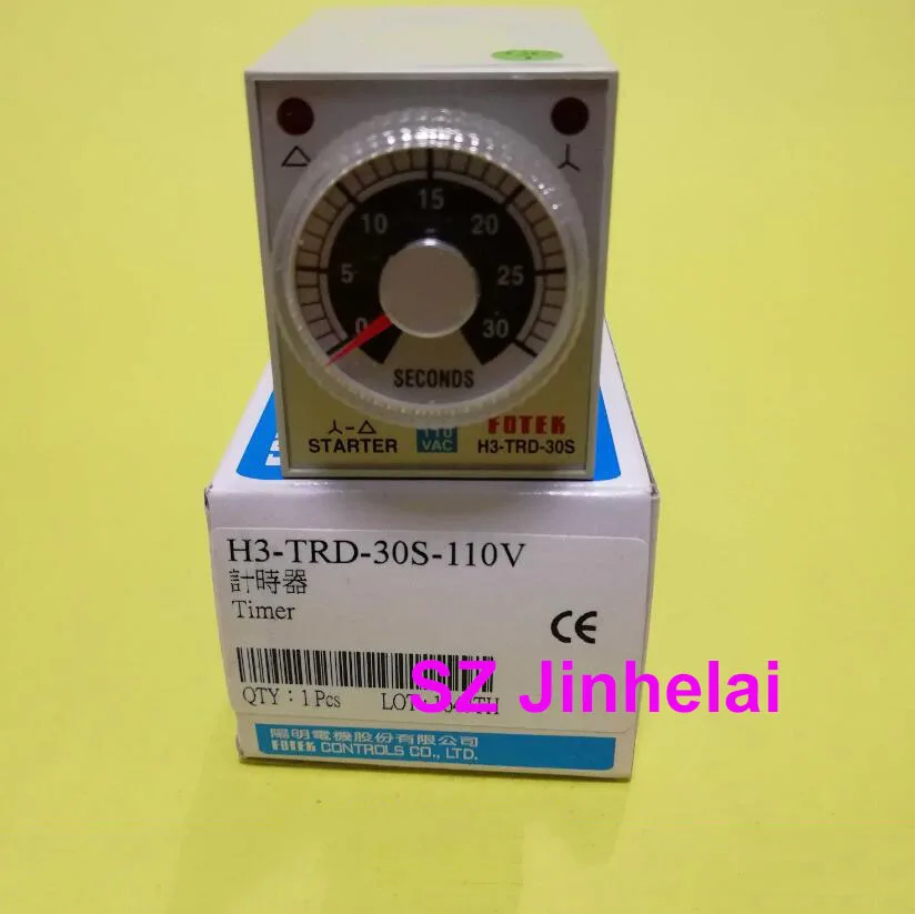 

FOTEK H3-TRD-30S-110V подлинный оригинальный реле времени H3-TRD-30S 110 В