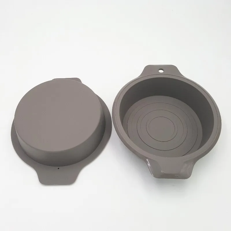To encounter 27*23*6.5CM 235G Big Round Shape Cake Moulds Bread Pans Silicone Pastry Mold Baking Tools |