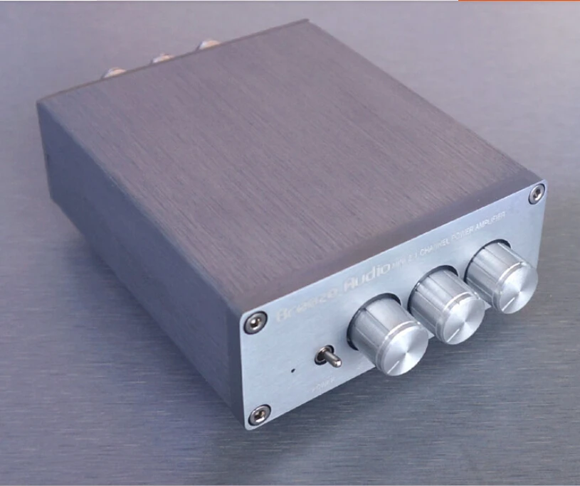 Бесплатная доставка 2 1 мощный цифровой усилитель HIFI готовый TPA3116D2 / TDA2030 LM1875