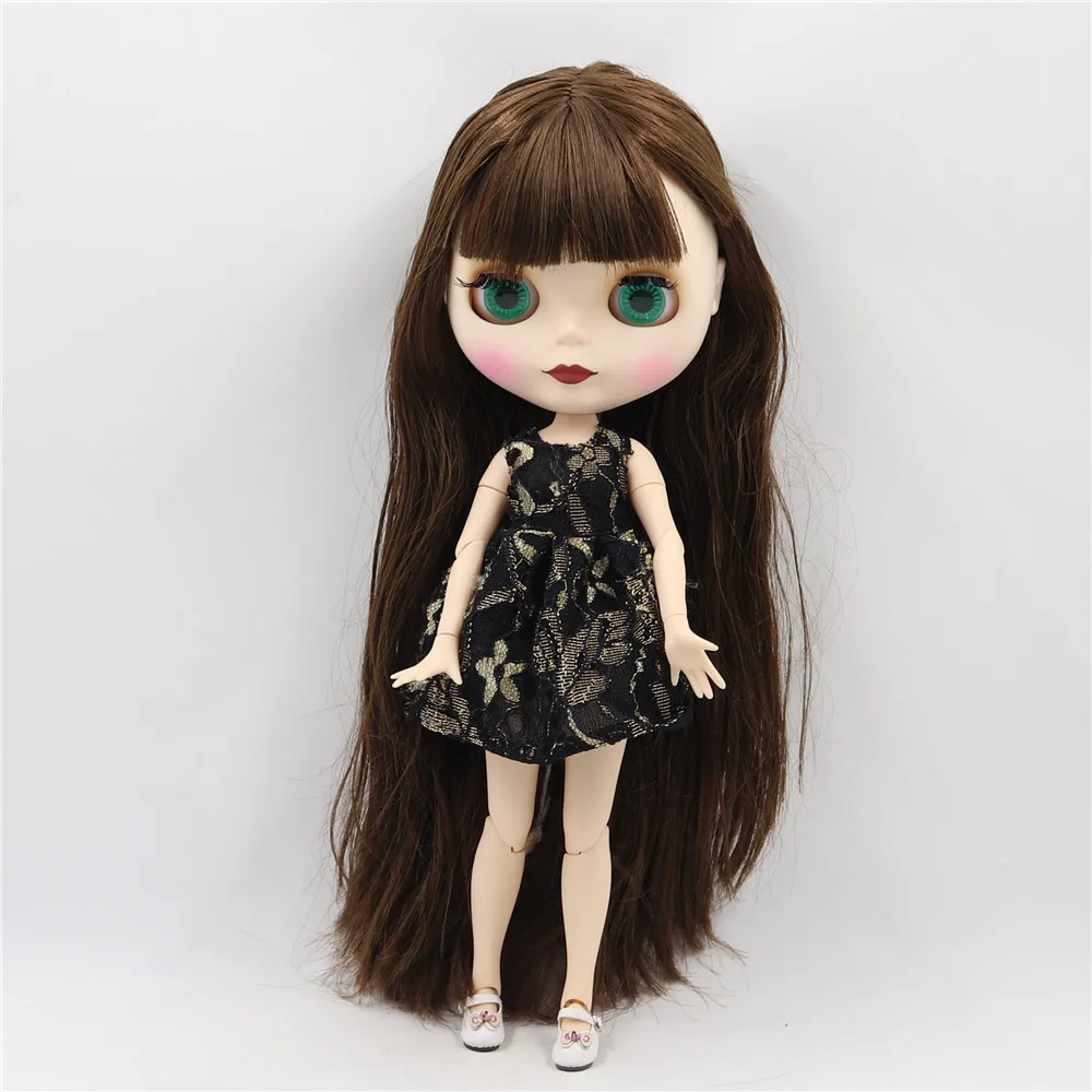Ледяной DBS Blyth кукольные 1/6 bjd шарнирное тело из белой кожи mater лицевая сторона