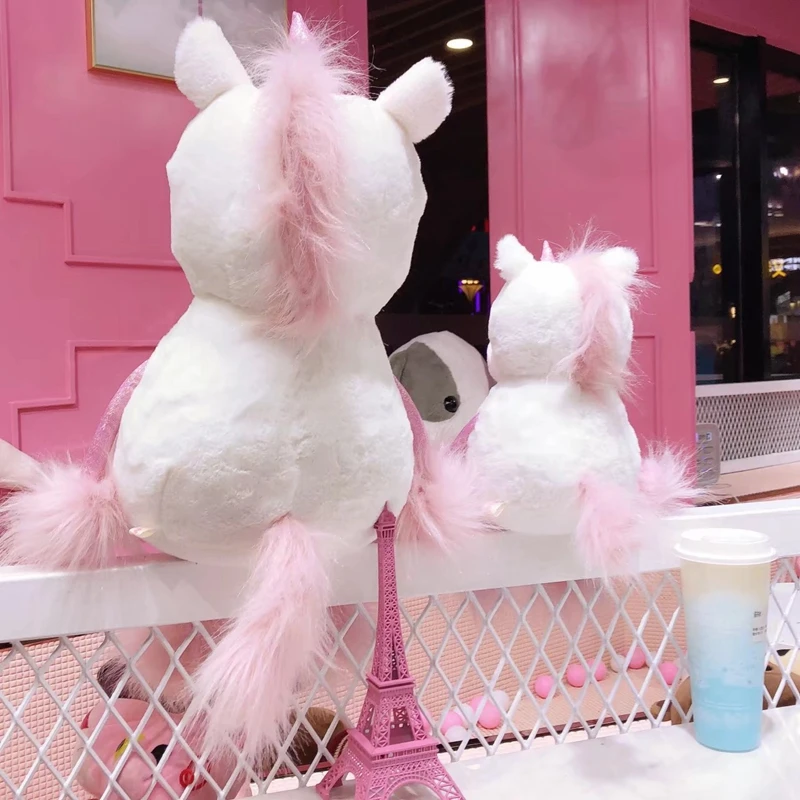1 шт. 35 см/60 см Мягкие Детские Куклы Kawaii Мультяшные вишневые единороги плюшевые