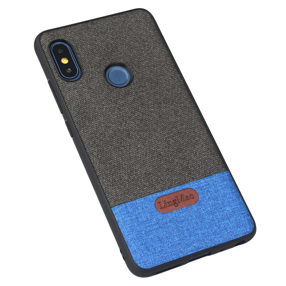 Luxury Cloth Texture Soft TPU case For Xiaomi Redmi Note 7 Pro Ultra-thin silicone Phone note 5 6 Global Version |