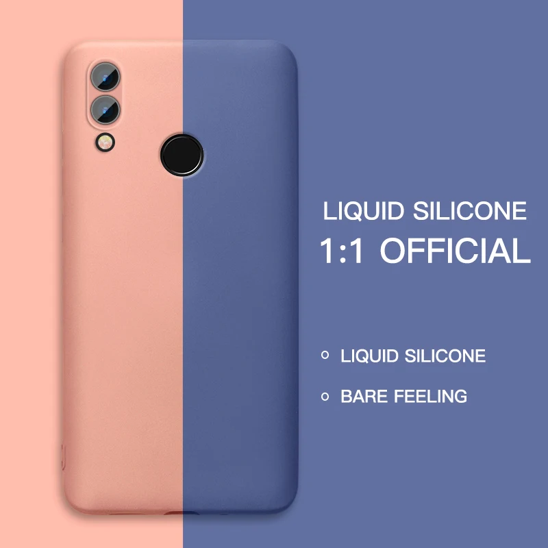 Оригинальные жидкие силиконовые чехлы для Huawei P30 Lite P20 Pro P10 Plus Nova 3 3i 4 чехол
