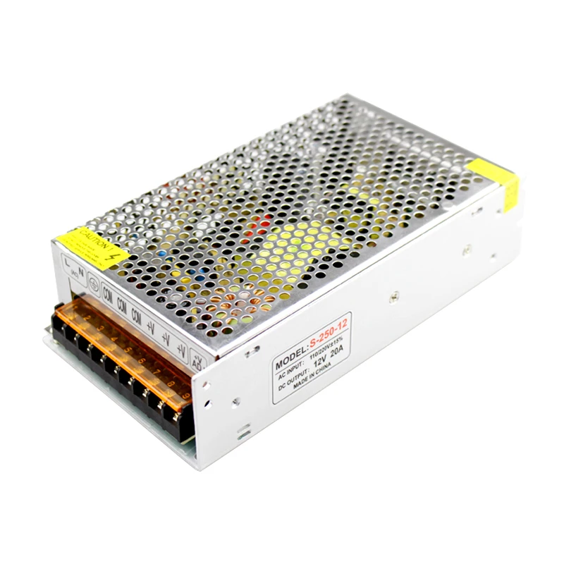 Ac dc 12 В импульсный источник питания 250 Вт светодиодный трансформатор 220 в alimentatore