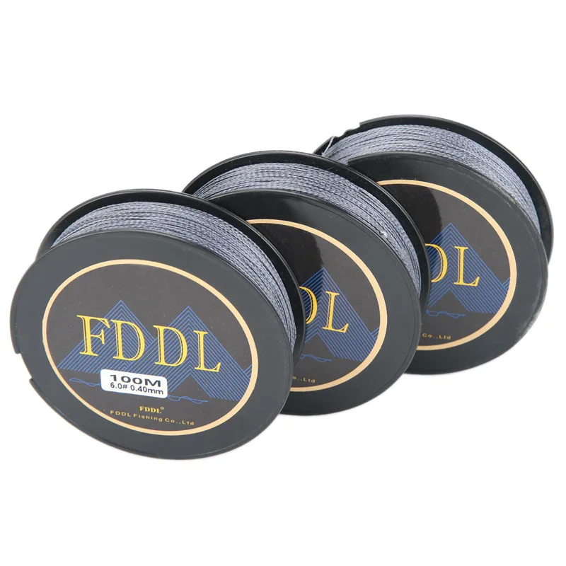 1 шт. практичная супер мощная рыболовная леска 100 м PE4 подходит для любых удочек