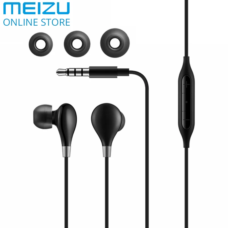 Оригинальные наушники Meizu ME20, наушники-вкладыши с микрофоном, поддержка дистанционного прослушивания музыки, спортивные наушники, бас, высокое качество, для мобильного телефона