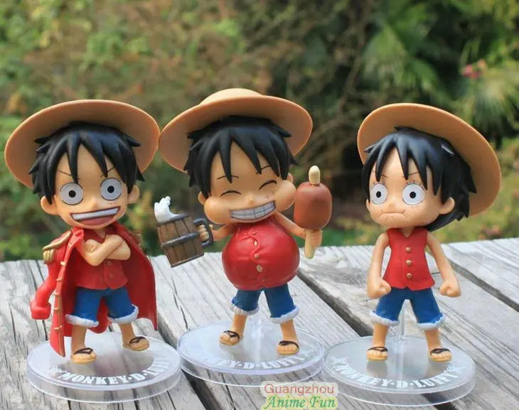 3 шт./лот Luffy наборы фигурок Обезьяна D игрушки ПВХ фигурка 13 см|luffy figure|figure setmonkey d