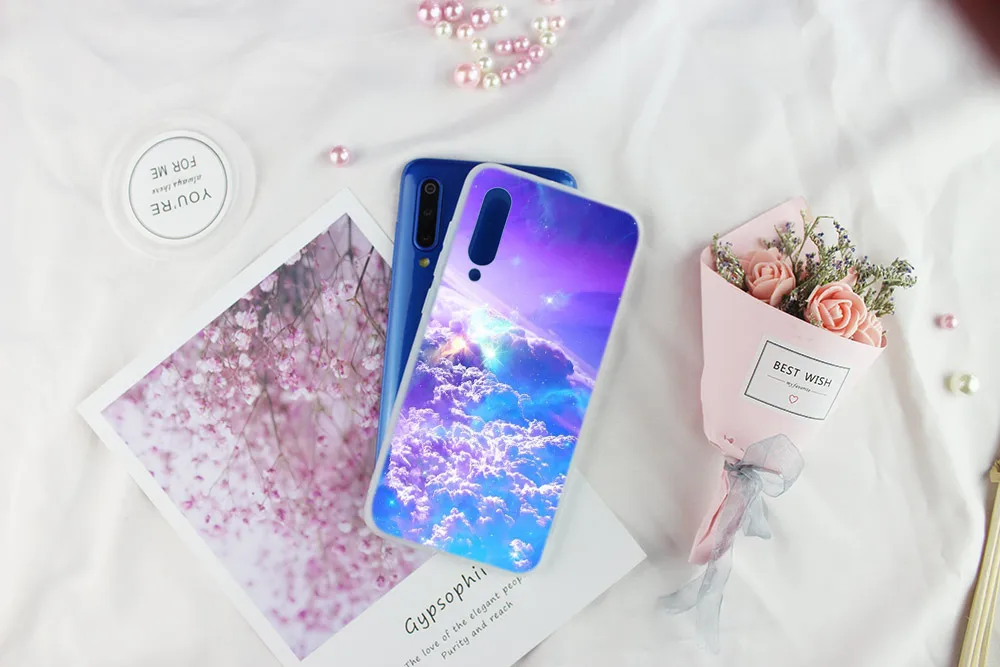 cute kawaii sky space Soft Phone Case For Xiaomi Mi 12 11 Pro Ultra 10 9 8 SE 6X A3 A2 LITE cc9 cc9e Cover | Мобильные телефоны и