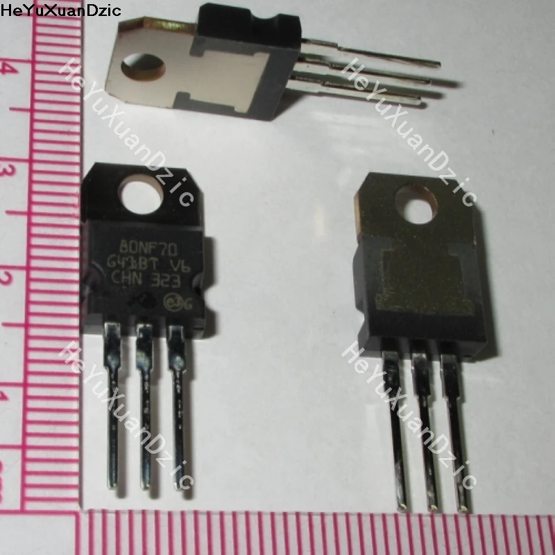 10 шт./лот STP80NF70 80NF70 TO 220 FET MOSFET N CH 68V 98A новый оригинальный продукт|Реле| |