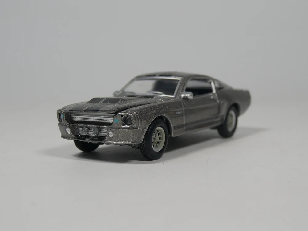 Авто ИНН Greenlight 1: 64 модель автомобиля Ford Mustang Eleanor Diecast (серый)| |