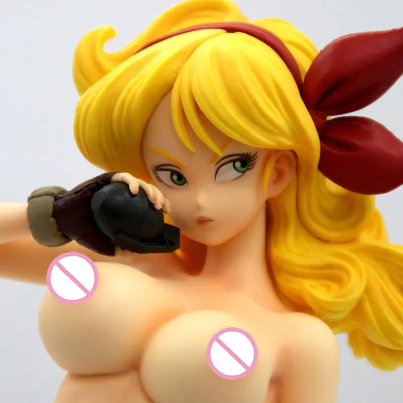 20 см Dragon Ball Gals фигурки блеск гламуры Ланч блонд Смола GK модель фигура взрослые голые аниме фигурки