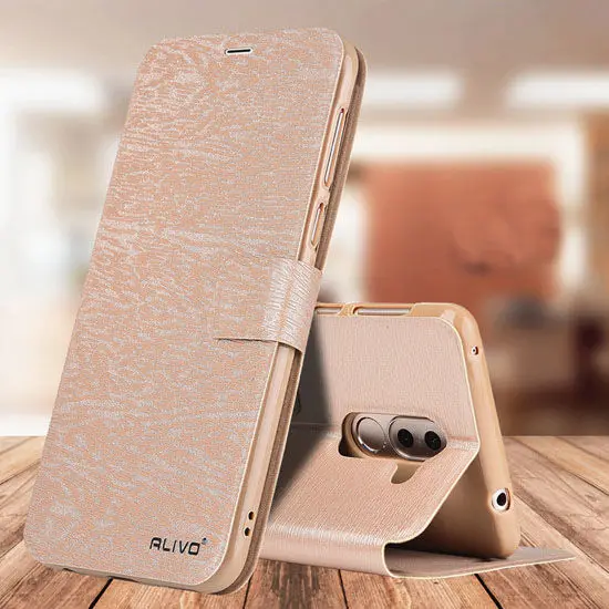 Чехол для Huawei Honor 6X кожаный флип-кошелек держатель карт чехол телефона задняя