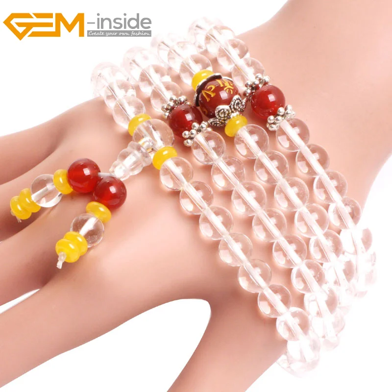 

Gem-Inside Zen Mala Buddhist Prayer Tibetan Rosary Beads Bodhi Beads Christian Prayer Beads For Women Men