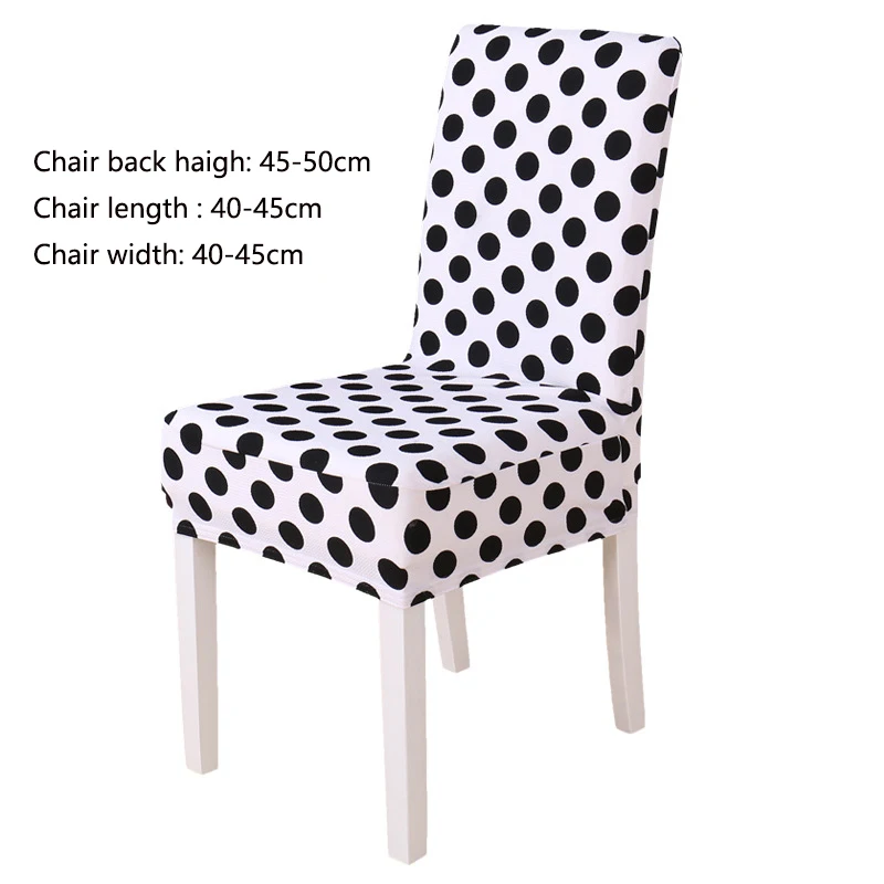 1 шт. эластичные чехлы из спандекса с цветочным принтом тянущиеся съемные