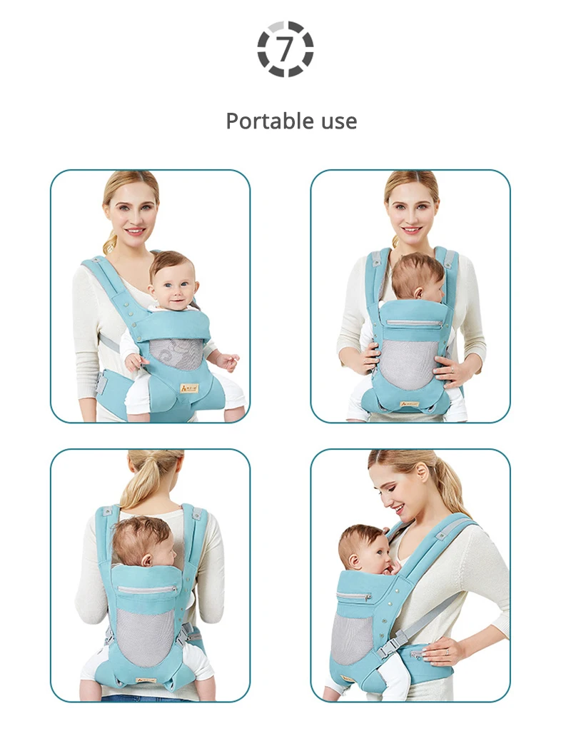 Honeylulu кенгуру-кенгуру, четыре сезона, слинг для ребенка, поясная сумка, Ergoryukzak, Хипсит, 3-48 месяцев, табурет для путешествий