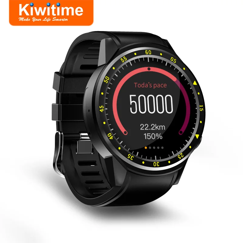 Смарт-часы KIWITIME KF01 мужские GPS с компасом камерой SIM-картой Пульсометром |