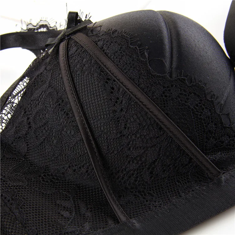 fashion wireless bra set push up adjustable bra with hands and lace panties women seamless sexy underwear girls lingerie