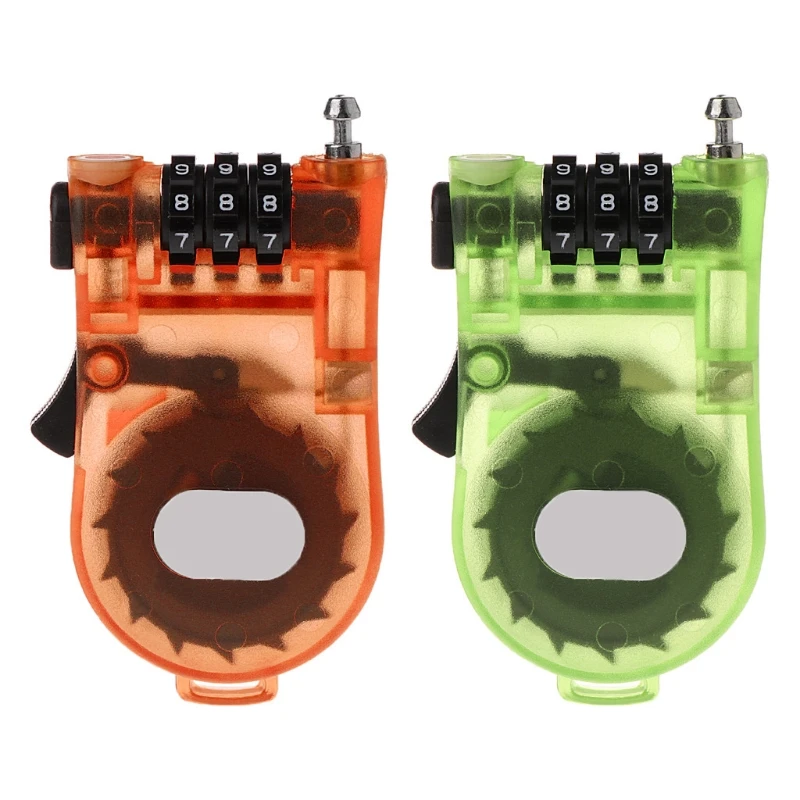 Выдвижная комбинация замков с кодовым кодом для велосипеда багажные замки