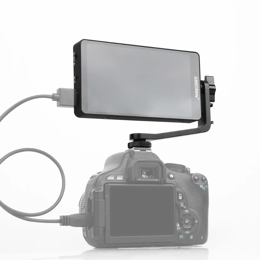Видеокамера DesView S5 5 дюймов 4K HD 1080P монитор с L пластиной поддержка HDMI вращение на 360