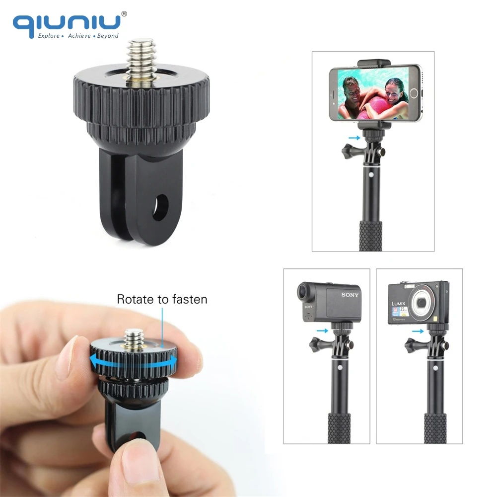 Водонепроницаемый монопод QIUNIU с ручкой поплавком мини штативом для GoPro Hero 2018 7 6 5 4