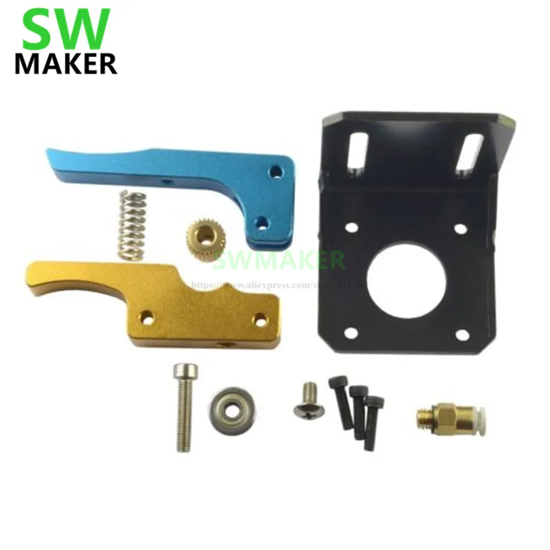 SWMAKER алюминиевый Боуден экструдер набор 1 75 мм Новый TEVO Anet A8 Prusa i3 mk8 3D