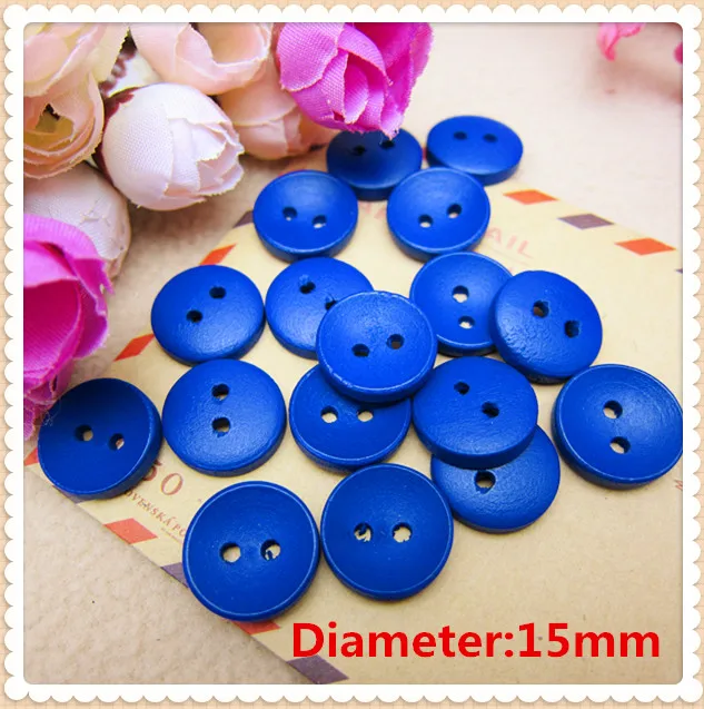 YJHSMY 10 стилей 100 шт./лот картина Печать 2 отверстия деревянные пуговицы 15 мм шитье