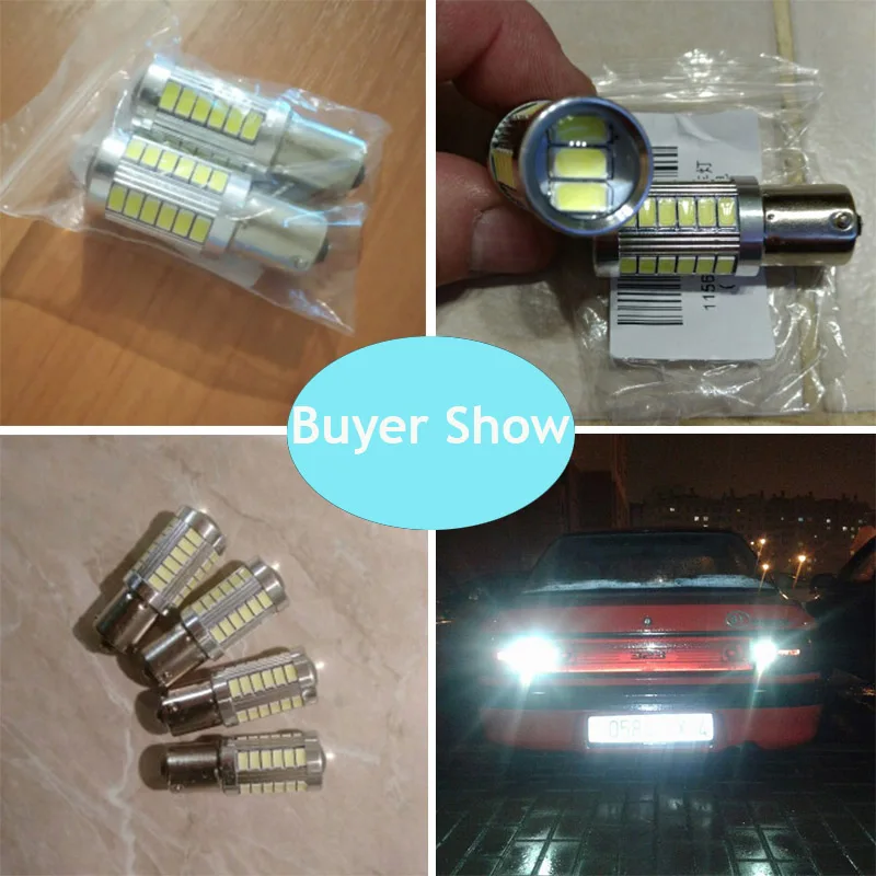 

2pcs 1156 7506 BA15S P21W 5630 5730 LED Car Tail Bulb Brake Lights 12V Auto Reverse Lamp Daytime Running Signal Light
