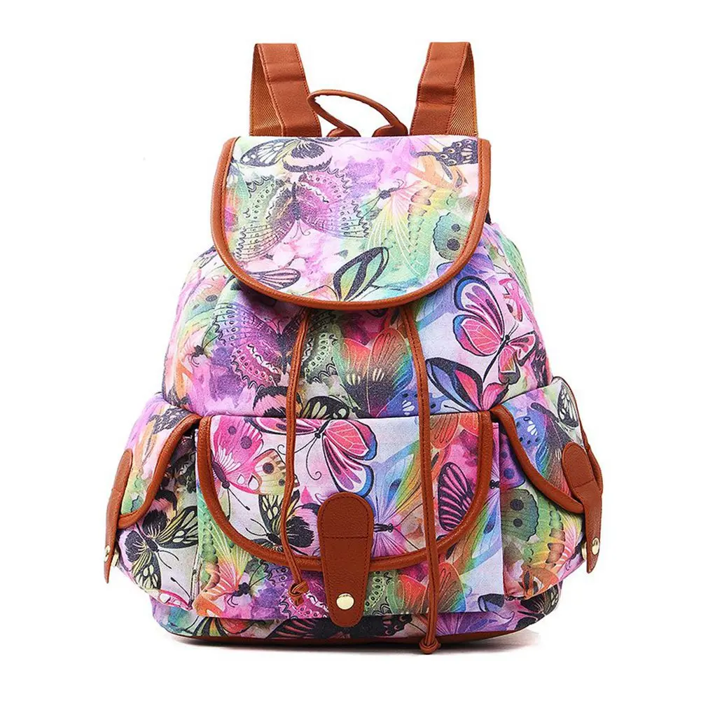 Новинка винтажная школьная сумка для женщин и девочек рюкзак в стиле бохо с