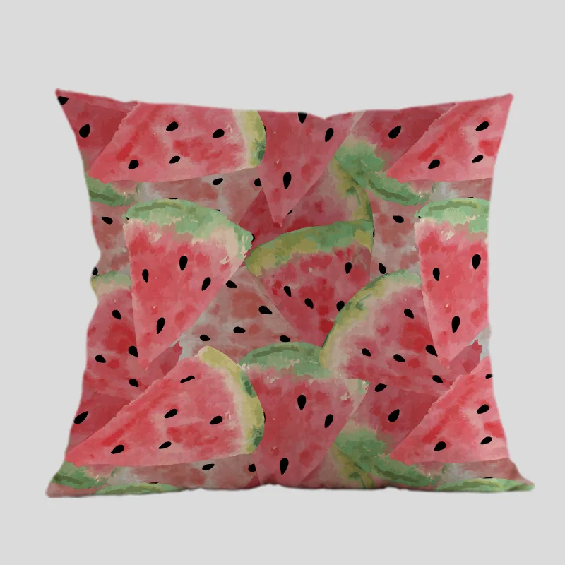 Тропические растения и листья попугаи подушки с ананасом чехлы для птиц пальмы