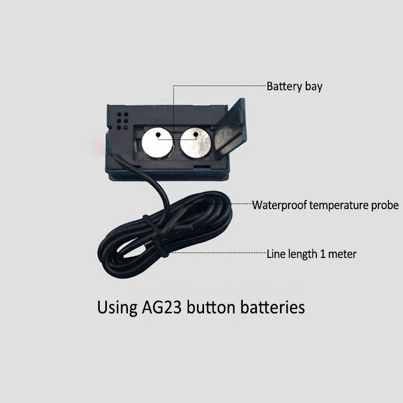 Цифровой термометр с ЖК-дисплеем комнатный удобный мини-гигрометр датчиком