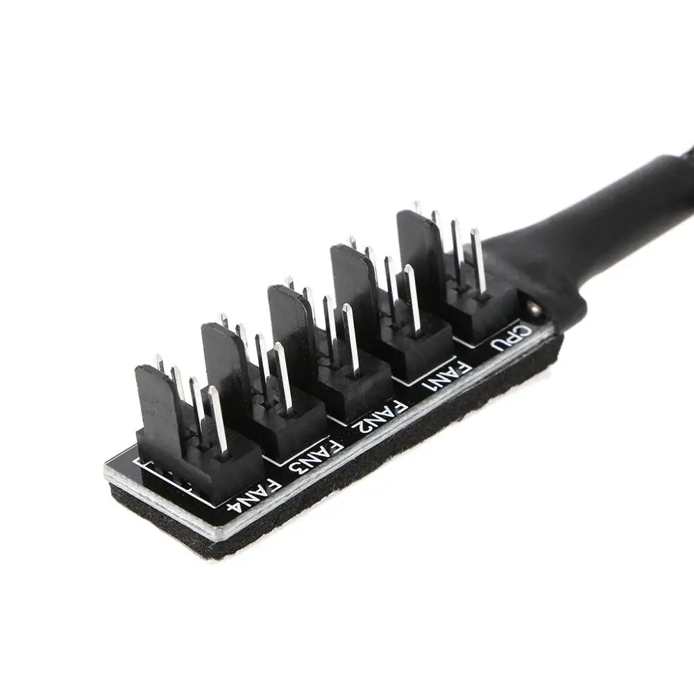 От 1 до 5 4-контактный Molex TX4 PWM разветвитель вентилятора охлаждения процессора