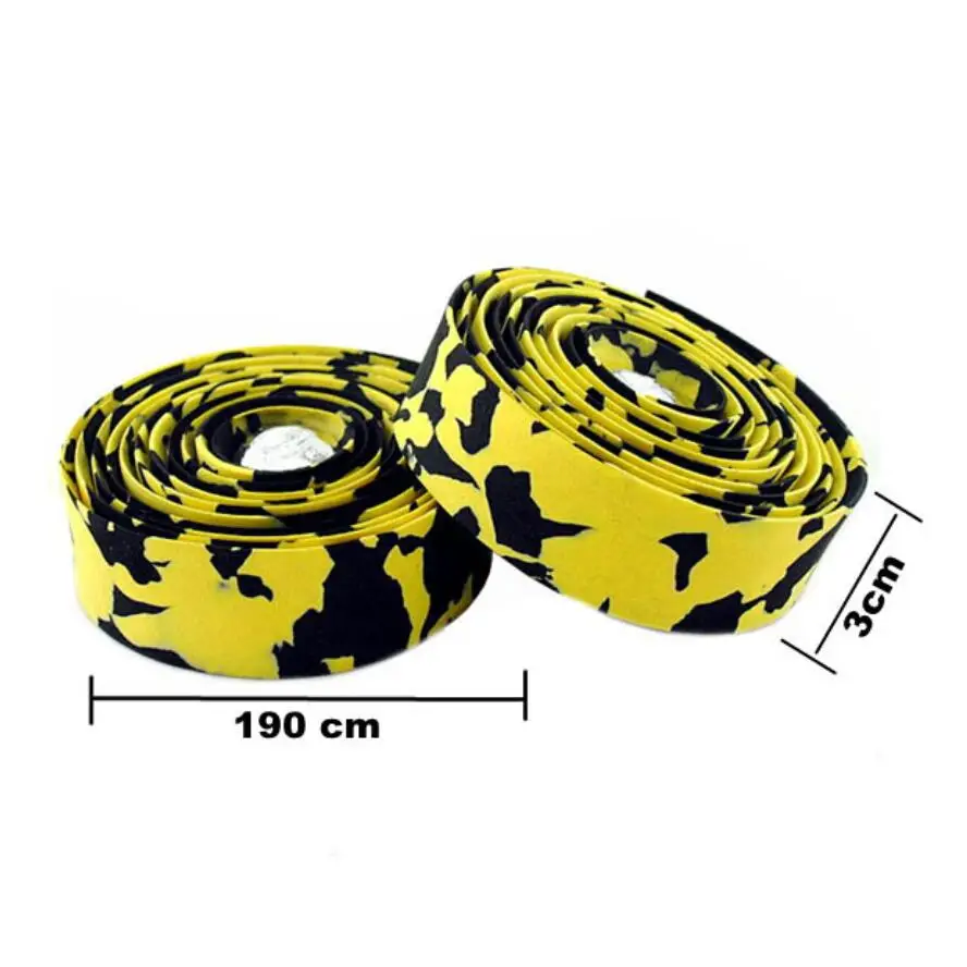 Велосипедный ремень руля нескользящая впитывающая цветная велосипедная ручка