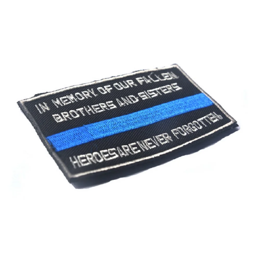 

Embroidery Patches To Commemorate The Fallen Brothers And Sisters Patches Will Never Forget The Hero Medal Cloth Patches