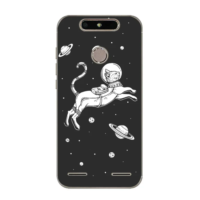 Мягкий чехол накладка из ТПУ для ZTE Blade V8 Lite матовый с рисунком V 8 телефона s цветок