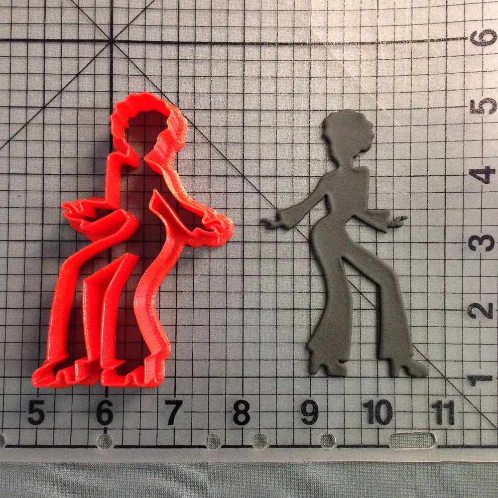 Красивая Танцовщица для девочек резак печенья сделанный на заказ 3D принт помадка