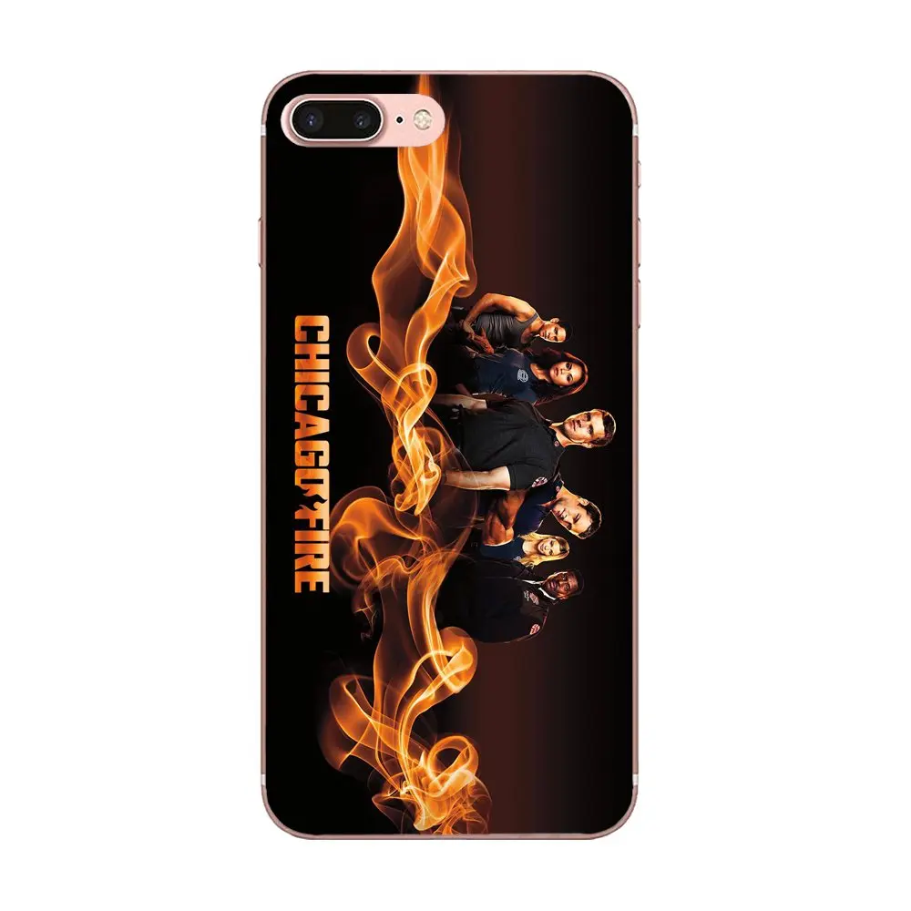 Для Apple iPhone 4 4S 5 5C 5S SE 6 6S 7 8 Plus X XS Max XR Мягкий ТПУ протектор Chicago Fire | Мобильные