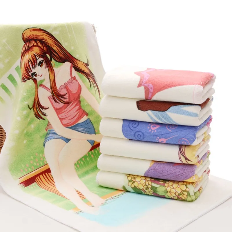 Волшебное полотенце RUBIHOME из полиэстера для лица сексуальная девушка подходит