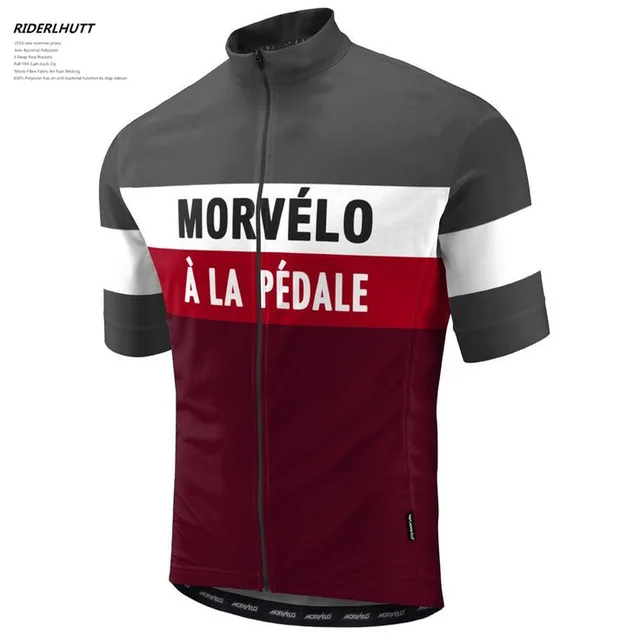 2018 morvelo Лето короткий рукав Велоспорт Джерси Топы Ropa De Ciclismo Hombre дорожный гоночный